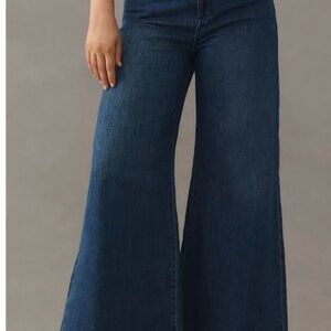 Pilcro by Anthropologie Indigo Wide Leg Jeans
